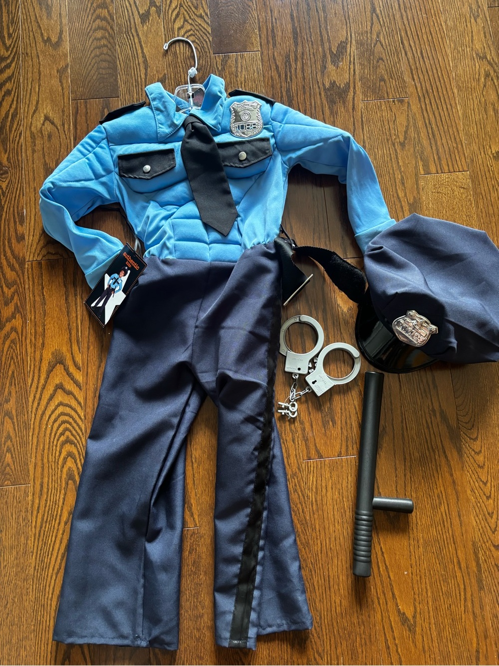 Children's Police Officer Costume Set - Blue and Navy